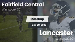 Matchup: Fairfield Central vs. Lancaster  2020