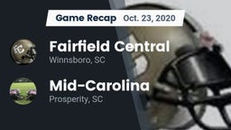 Recap: Fairfield Central  vs. Mid-Carolina  2020