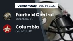 Recap: Fairfield Central  vs. Columbia  2022
