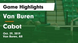 Van Buren  vs Cabot Game Highlights - Oct. 29, 2019