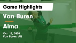 Van Buren  vs Alma  Game Highlights - Oct. 13, 2020