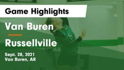 Van Buren  vs Russellville  Game Highlights - Sept. 28, 2021