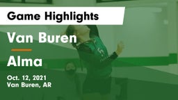 Van Buren  vs Alma  Game Highlights - Oct. 12, 2021