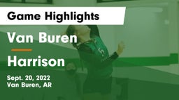 Van Buren  vs Harrison  Game Highlights - Sept. 20, 2022