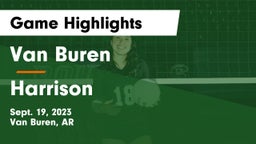 Van Buren  vs Harrison  Game Highlights - Sept. 19, 2023