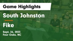 South Johnston  vs Fike  Game Highlights - Sept. 26, 2023