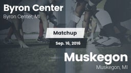 Matchup: Byron Center vs. Muskegon  2016