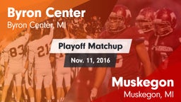 Matchup: Byron Center vs. Muskegon  2016