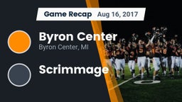 Recap: Byron Center  vs. Scrimmage 2017