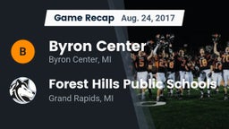 Recap: Byron Center  vs. Forest Hills Public Schools 2017