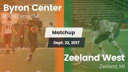 Matchup: Byron Center vs. Zeeland West  2017