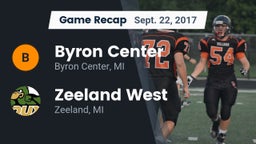 Recap: Byron Center  vs. Zeeland West  2017