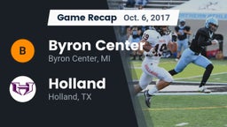 Recap: Byron Center  vs. Holland  2017