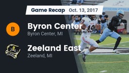 Recap: Byron Center  vs. Zeeland East  2017