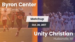 Matchup: Byron Center vs. Unity Christian  2017