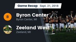 Recap: Byron Center  vs. Zeeland West  2018
