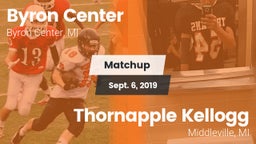 Matchup: Byron Center vs. Thornapple Kellogg  2019