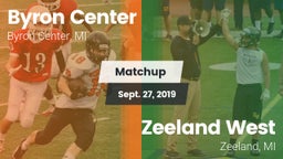 Matchup: Byron Center vs. Zeeland West  2019