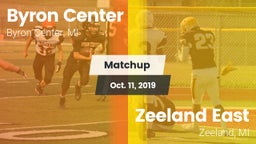 Matchup: Byron Center vs. Zeeland East  2019