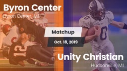 Matchup: Byron Center vs. Unity Christian  2019