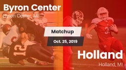 Matchup: Byron Center vs. Holland  2019