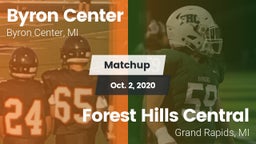 Matchup: Byron Center vs. Forest Hills Central  2020