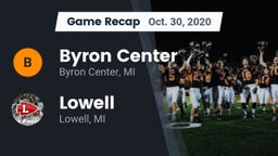 Recap: Byron Center  vs. Lowell  2020