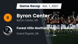 Recap: Byron Center  vs. Forest Hills Northern Public Schools 2021