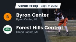 Recap: Byron Center  vs. Forest Hills Central  2022