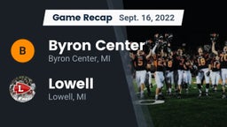 Recap: Byron Center  vs. Lowell  2022
