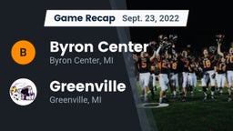 Recap: Byron Center  vs. Greenville  2022