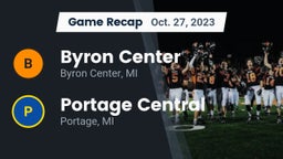 Recap: Byron Center  vs. Portage Central  2023