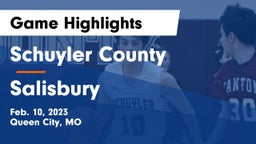 Schuyler County vs Salisbury  Game Highlights - Feb. 10, 2023
