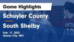 Schuyler County vs South Shelby  Game Highlights - Feb. 17, 2023