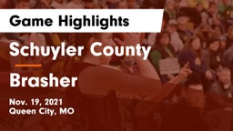 Schuyler County vs Brasher Game Highlights - Nov. 19, 2021