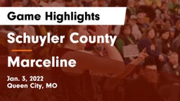 Schuyler County vs Marceline  Game Highlights - Jan. 3, 2022