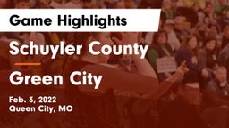 Schuyler County vs Green City   Game Highlights - Feb. 3, 2022