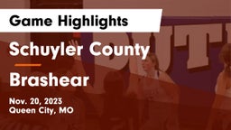 Schuyler County vs Brashear  Game Highlights - Nov. 20, 2023