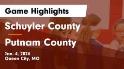 Schuyler County vs Putnam County  Game Highlights - Jan. 4, 2024