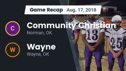 Recap: Community Christian  vs. Wayne  2018