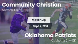 Matchup: Community Christian vs. Oklahoma Patriots 2018