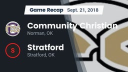 Recap: Community Christian  vs. Stratford  2018