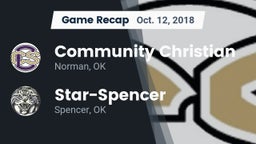 Recap: Community Christian  vs. Star-Spencer  2018