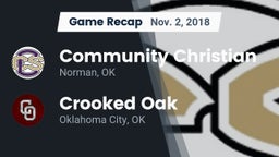 Recap: Community Christian  vs. Crooked Oak  2018