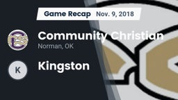 Recap: Community Christian  vs. Kingston 2018