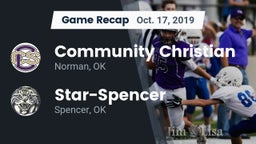 Recap: Community Christian  vs. Star-Spencer  2019