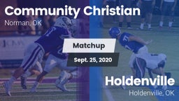 Matchup: Community Christian vs. Holdenville  2020