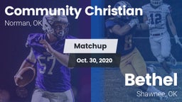 Matchup: Community Christian vs. Bethel  2020