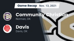 Recap: Community Christian  vs. Davis  2021