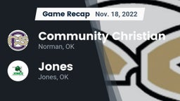Recap: Community Christian  vs. Jones  2022